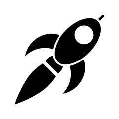 Rocket icon design template