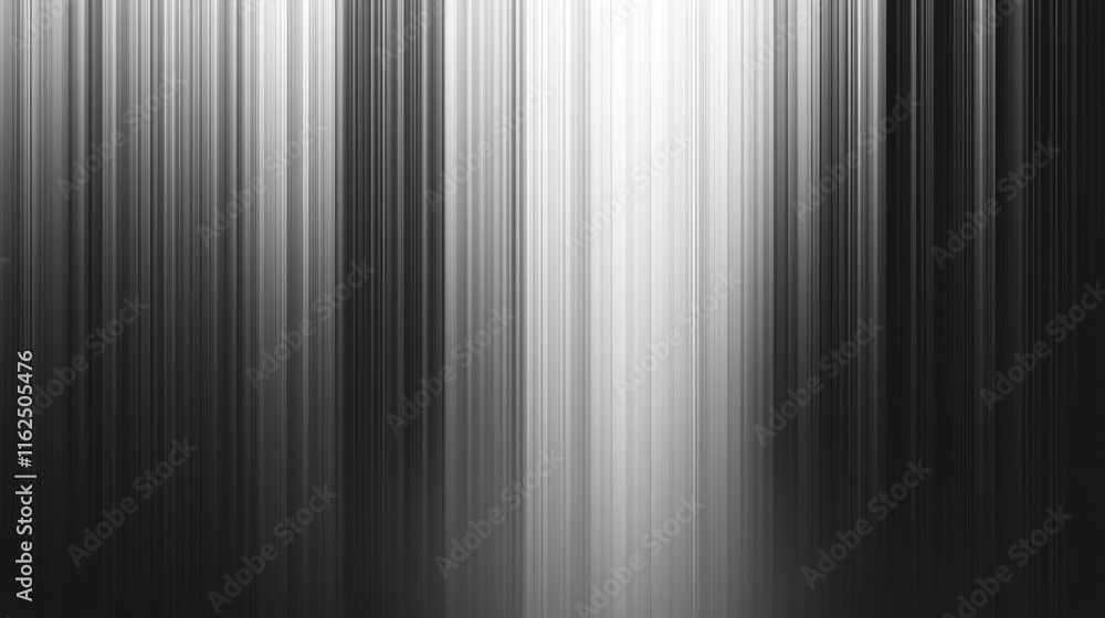 Poster Abstract grayscale vertical lines background image