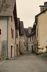 Borce, Béarn, Pyrénées-Atlantiques, France. Located in the Aspe valley, this town has its existence attested since the 14th century. Offers interesting architectural heritage and nature.