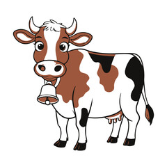 Cow Vector Icon Clean and Stylish Designs