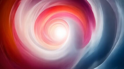 Abstract vibrant spiral with swirling colors