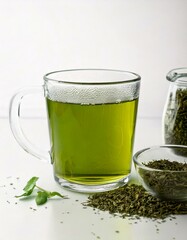 Cup of green tea