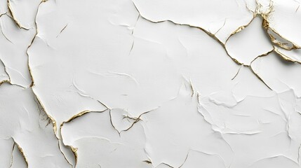 Fototapeta premium Elegant White Texture with Gold Accents in Modern Design