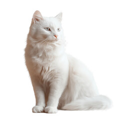 Adorable Cat Isolated on Transparent Background, Perfect for Design Projects  
