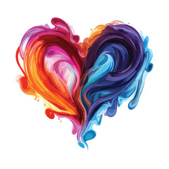 Obraz premium vibrant heart vector
