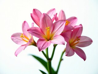 Freesia Posy Isolated - Elegant Floral Arrangement