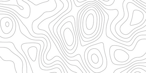 Abstract design seamless pattern with line topographic map. geographic mountain relief. retro topographic map. geographic contour map grid backdrop paper texture. terrain path isolated on background.