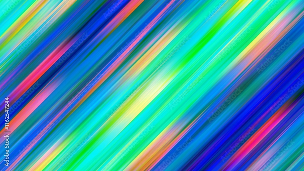 Poster Colorful abstract background illustration. Rainbow Style Gradient lines. Horizontal Template for your design, screen, wallpaper, banner, poster