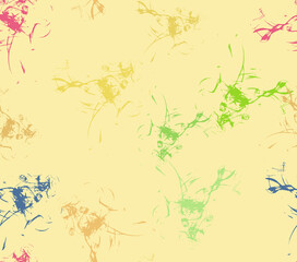 Black abstract seamless patterns