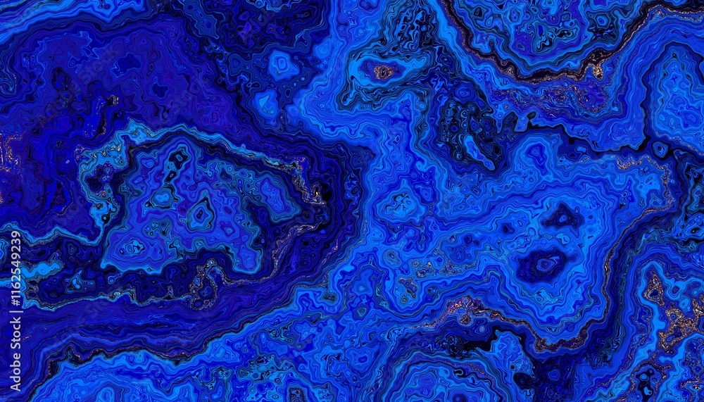 Aufkleber This is an Abstract Blue Marble Texture that is enhanced with Glittering and Shimmering Accents