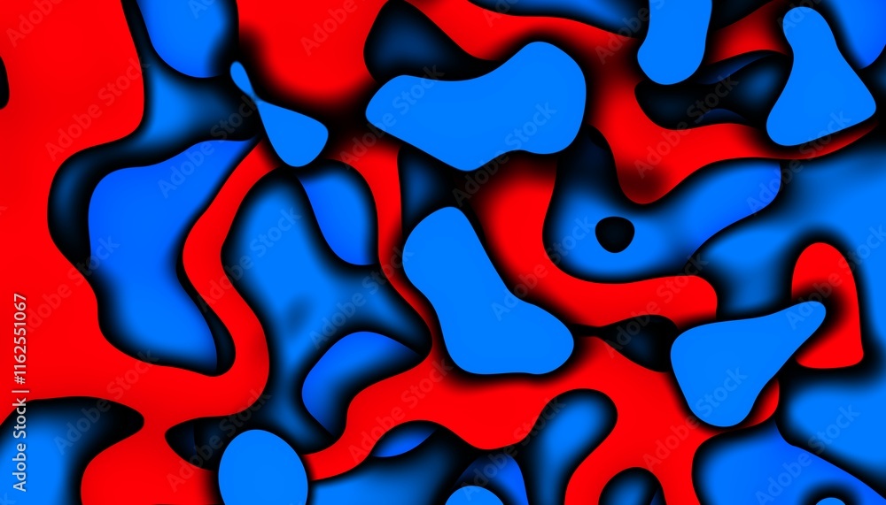 Poster 3d abstract background with paper cut shapes. abstract design layout for business presentations, fly