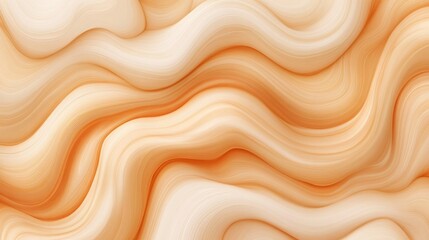 Obraz premium Elegant Orange and White Abstract Wave Pattern Design, Seamless Liquid Background Texture Design,