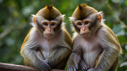 Fototapeta premium The monkeys