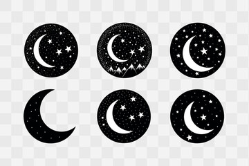 Symbol of women's history month vector silhouette icons design