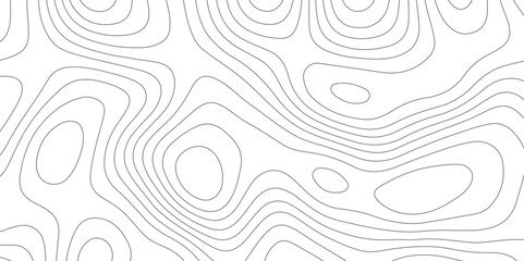 Abstract design seamless pattern with line topographic map. geographic mountain relief. retro topographic map. geographic contour map grid backdrop paper texture. terrain path isolated on background.	