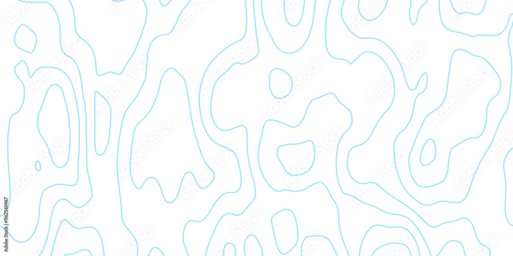 Aufkleber abstract design seamless pattern with line topographic map. geographic mountain relief. retro topogr