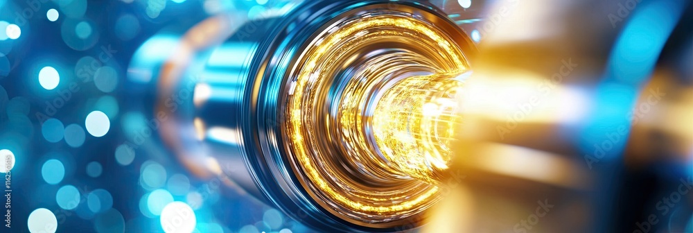 Aufkleber Exploring the Intricate Mechanics of Quantum Computing Technology in a Futuristic Setting
