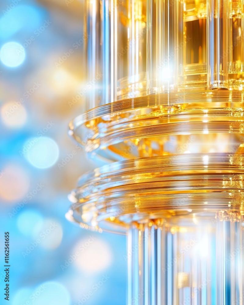 Poster Exploring the Intricate Design of a Quantum Computer System in a Vibrant Tech Environment