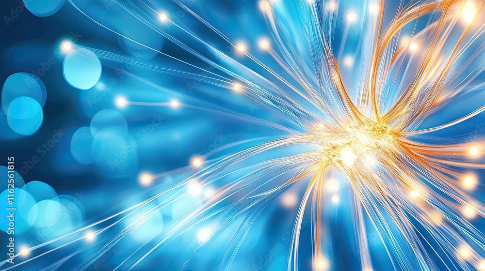 Aufkleber innovative quantum computing visuals reshaping technology's future with vibrant energy patterns