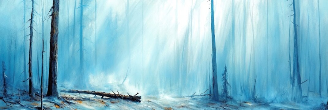 Exploring the Enigmatic Impact of the Tunguska Meteorite in a Mystical Forest Landscape