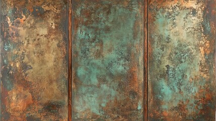 Abstract Textured Background with Rust and Patina Effect