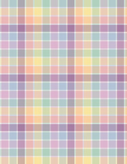 Plaid fabric pattern, blue, brown, cream, seamless for textiles, and for designing clothes, skirts or decorative fabrics. Vector illustration.