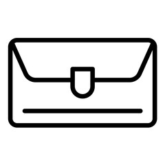 Vector Design Clutch Bag Icon Style