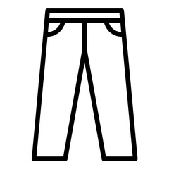 Vector Design Trousers Icon Style