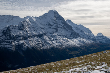 Alpine landscape in Switzerland.