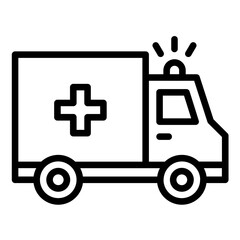 Vector Design Ambulance Icon Style