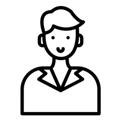 Obraz premium Vector Design Customer Male Icon Style