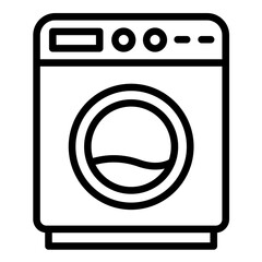 Vector Design Washing Machine Icon Style