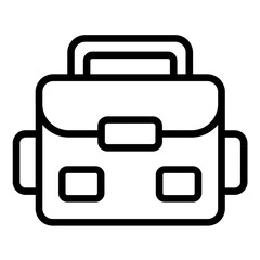 Vector Design Camera Bag Icon Style