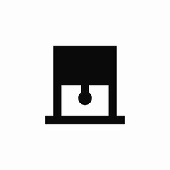 window blinds icon sign vector