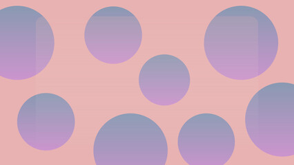 Pink grey gradient circle pattern with orange background