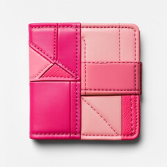 A unique wallet crafted from repurposed Miu Miu product