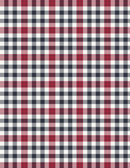 Plaid fabric pattern, blue, brown, cream, seamless for textiles, and for designing clothes, skirts or decorative fabrics. Vector illustration.