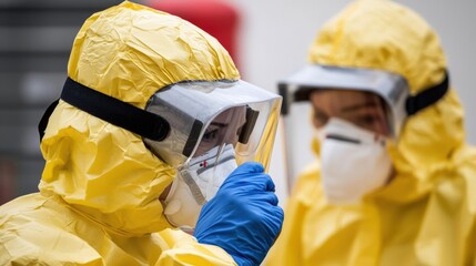 Healthcare Workers in Protective Gear A Closer Look at Clinical Safety Protocols