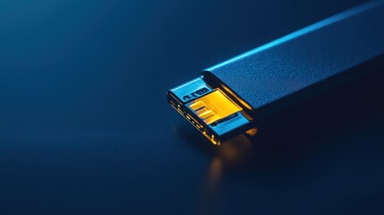 Fototapeta premium Close-up of a Micro SD Card