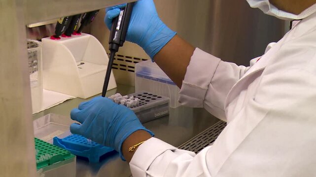 Medical laboratory testing activities in a clinic