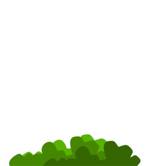 Fototapeta premium Bush Vector Illustration