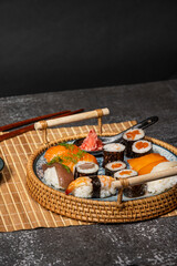 Sushi rice is a fundamental element of nigiri. Short-grain rice is used, which is stickier and adheres better