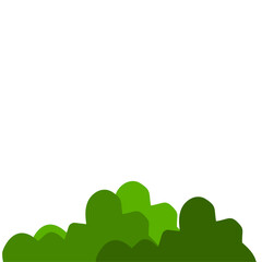 Obraz premium Bush Vector Illustration
