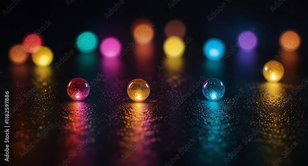 Poster colorful abstract background with streams of light