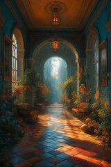 Fototapeta premium Enchanted Autumn Archway
