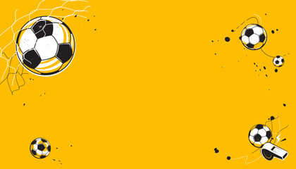 Football or soccer abstract background. The sport concept