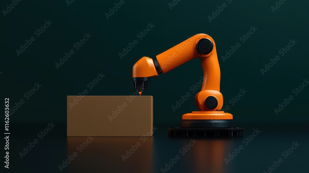Poster supply chain management concept. ai-driven supply chain optimization, showcasing artificial intellig