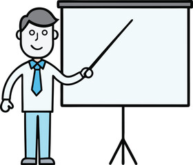 teacher in classroom