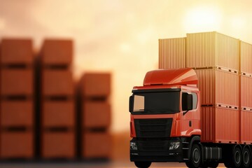 supply chain management concept. Smart logistics platform, integrated with AI for demand forecasting and supply chain management, Smart logistics platform with AI, Advanced and future-focused