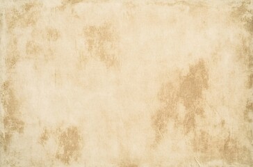 Obraz premium Aged Beige Paper Texture Background: Grunge Vintage Design
